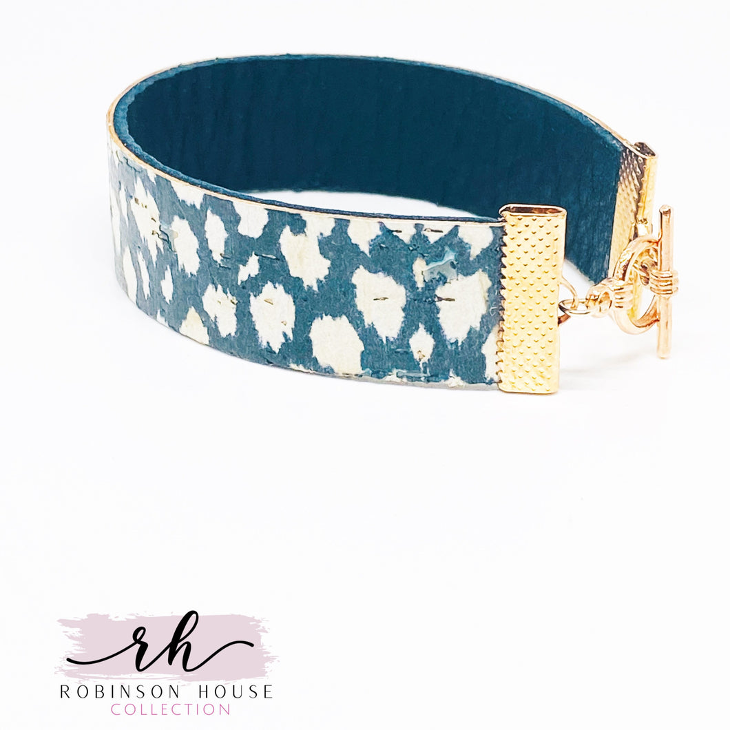 Strap Bracelet - Midnight Blue Cork