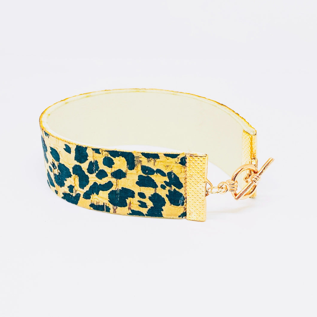 Strap Bracelet - Cheetah Cork